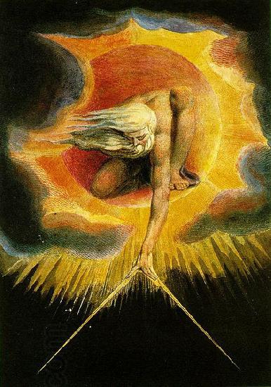 William Blake Blake's Ancient of Days. China oil painting art